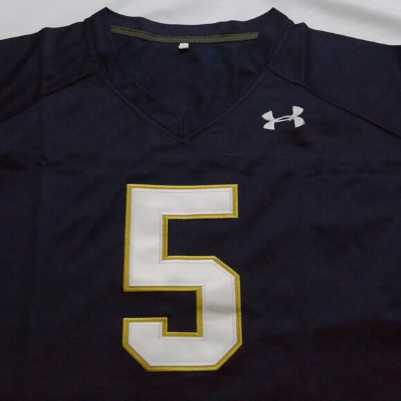 NEW Men's Notre Dame Fighting Irish Manti Te'o Home Blue Jersey Size Large - Picture 2 of 6